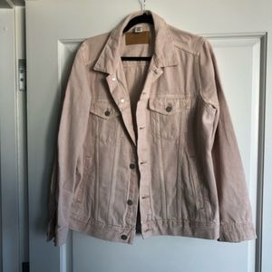 Light pink jean jacket